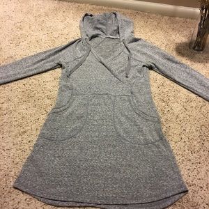 Athleta Grey Sweatshirt Dress